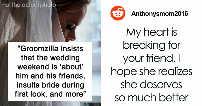 Groom Makes Wedding All About Him And “The Boys” As The Bride Holds Back Tears