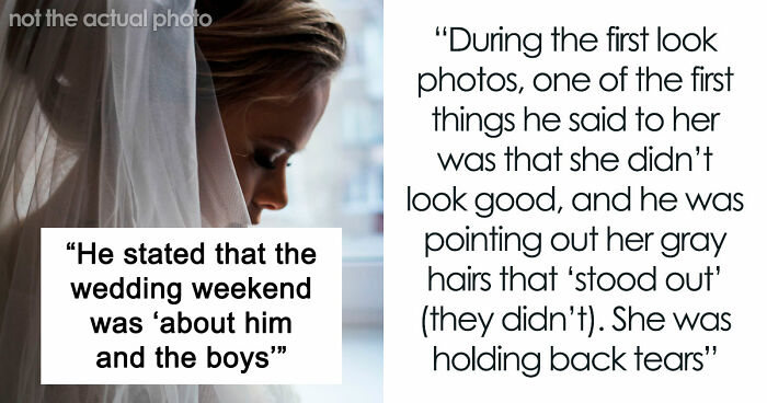 Groom Makes Wedding All About Him And “The Boys” As The Bride Holds Back Tears
