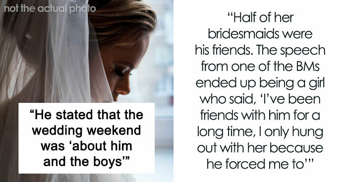 Groom Makes Wedding All About Him And “The Boys” As The Bride Holds Back Tears