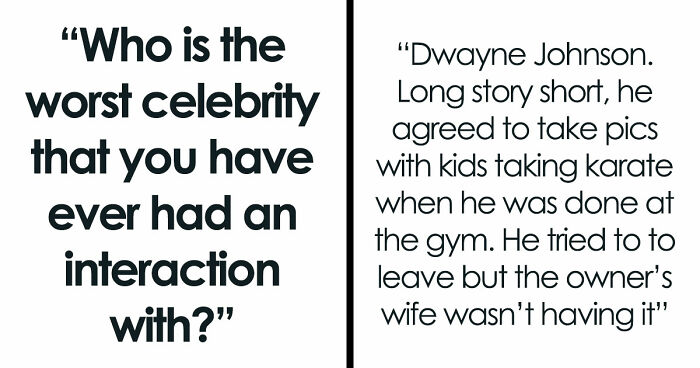 35 Celebrity Encounters That Were Genuinely Disappointing, Proving You Shouldn’t Meet Your Heroes