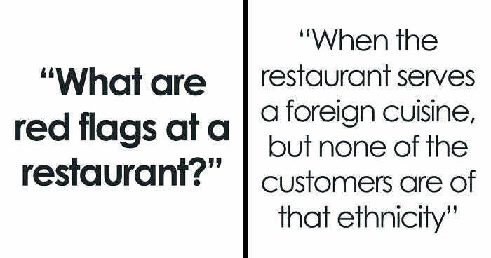 55 Restaurant Red Flags That Should Have You Putting Your Coat Back On Immediately
