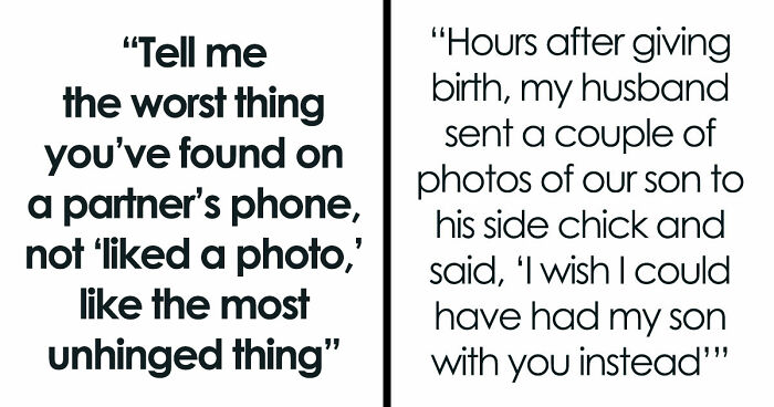 53 Of The Worst Things People Found On Their Partners Phone