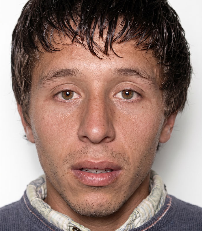 A young man's portrait, central to the story of a disappeared man and his horrific fate.