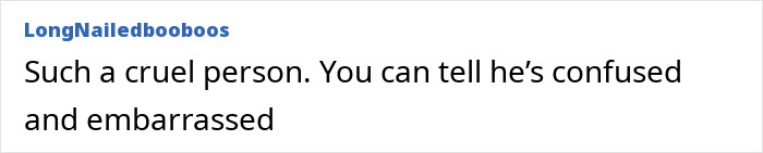 A screenshot of a comment describing the White Karen as a cruel person. A screenshot of a comment describing the White Karen as a cruel person.