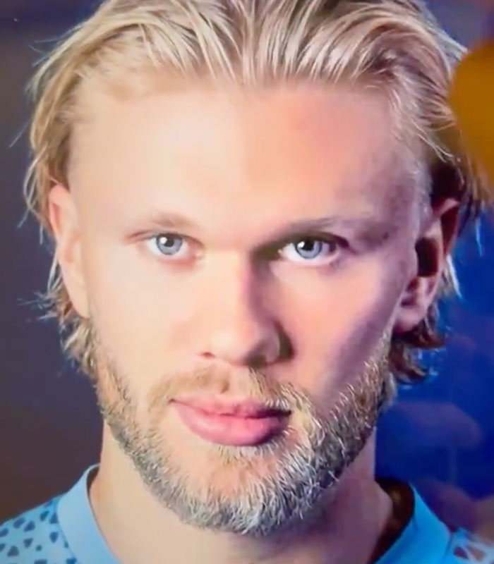 Erling Haaland's Look Becomes Talking Point As Visagism Expert Drops Controversial Insights About His Image Erling Haaland's Look Becomes Talking Point As Visagism Expert Drops Controversial Insights About His Image