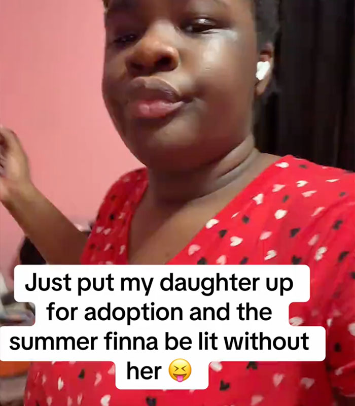 A young woman in a video sparking outrage with news of giving up her baby for adoption. A young woman in a video sparking outrage with news of giving up her baby for adoption.