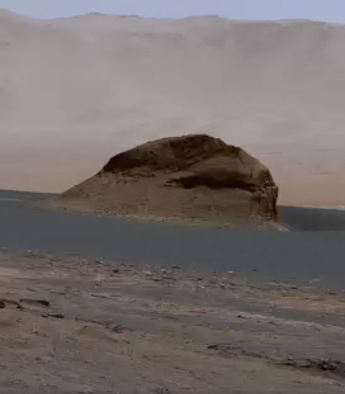 NASA Mars photo featuring a mystery object, a large rock formation, on the red planet, supporting a war theory. NASA Mars photo featuring a mystery object, a large rock formation, on the red planet, supporting a war theory.