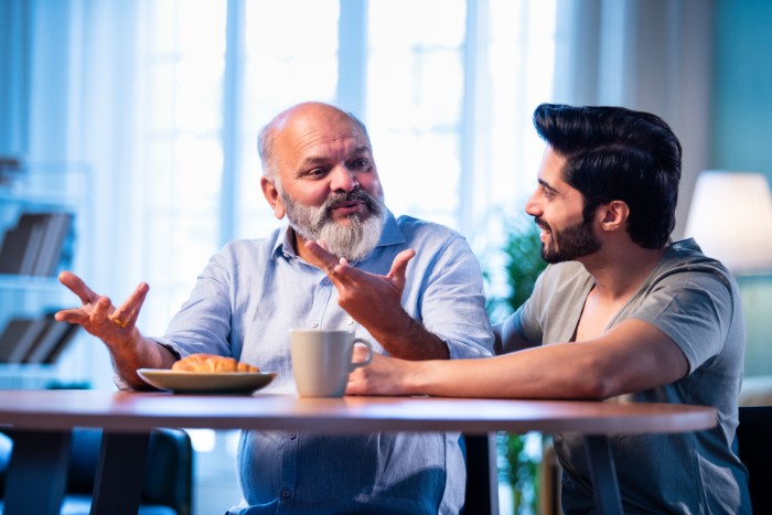 A man talking to his aunt asking him for money while she tries to manipulate him into giving her money. A man talking to his aunt asking him for money while she tries to manipulate him into giving her money.
