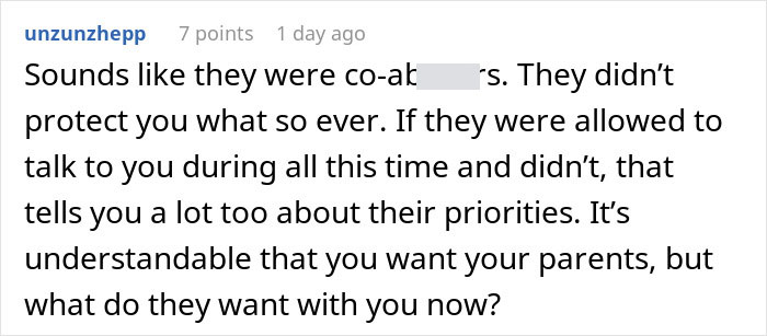 Guy Can't Believe Parents Want To Reconcile After They Ignored His Sister's Mental Health To Dangerous Levels Guy Can't Believe Parents Want To Reconcile After They Ignored His Sister's Mental Health To Dangerous Levels