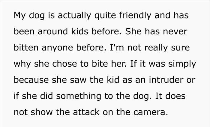 Text discussing the friendly dog's unusual bite, a dog owner's worst nightmare. Text discussing the friendly dog's unusual bite, a dog owner's worst nightmare.