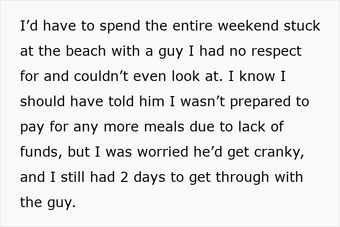 Woman Ends Things Before They Even Officially Start After One Trip With BF: “Lesson Learned” Woman Ends Things Before They Even Officially Start After One Trip With BF: “Lesson Learned”