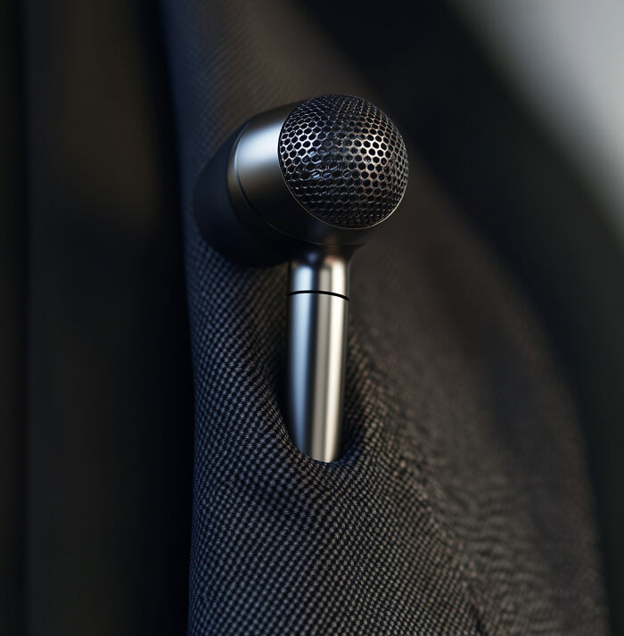 A close-up of a microphone attached to clothing, symbolic of communication or being fired from jobs.