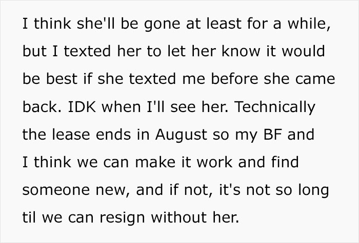 Woman Lives With Roommate In Harmony Until Her BF Moves In And Makes The Roommate Go Crazy Woman Lives With Roommate In Harmony Until Her BF Moves In And Makes The Roommate Go Crazy