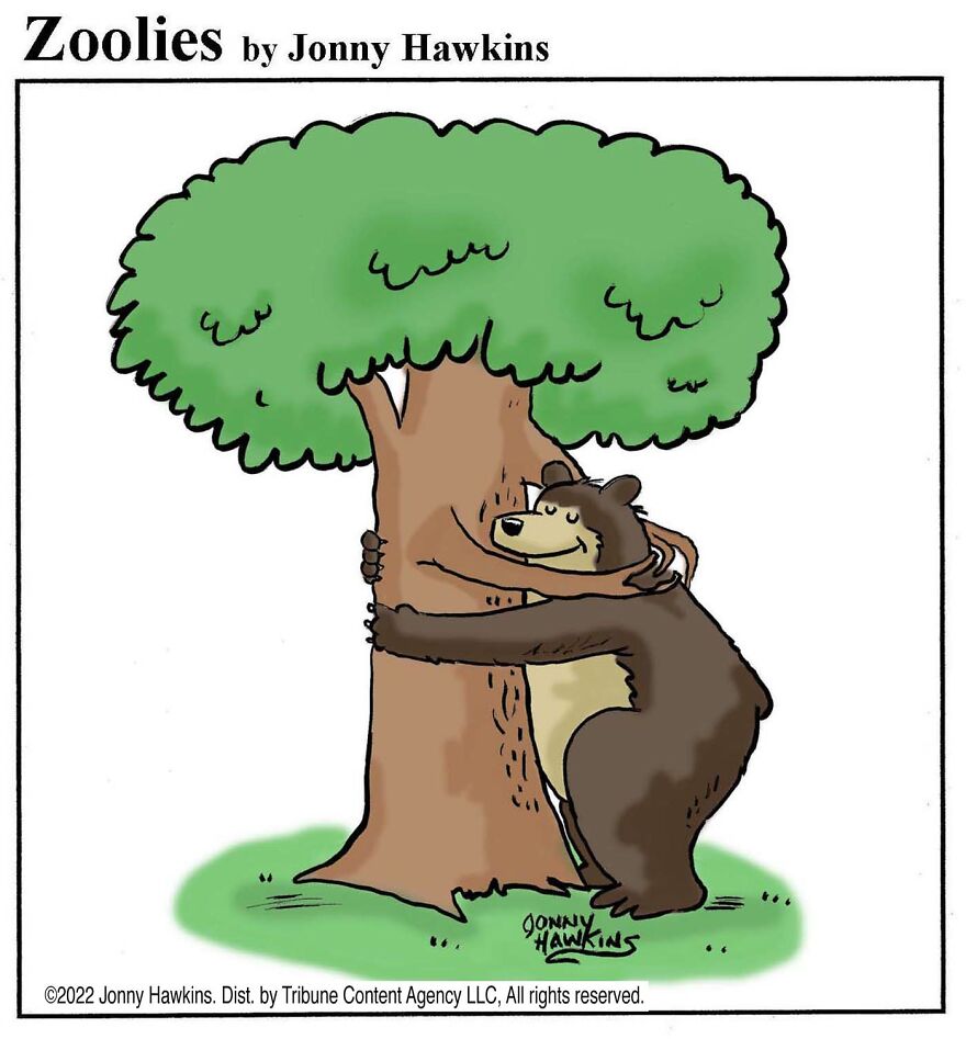 Bear Tree Hug