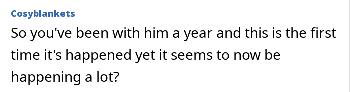 A comment asking about the frequency of the mother tracking her son's location after a year.