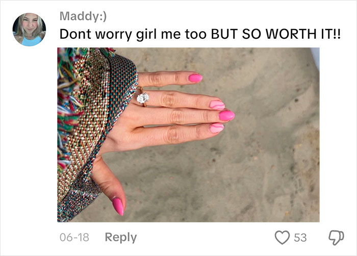 Woman Gets Engaged While Having Hot Dog Nails, Others Share Their Manicures To Make Her Feel Less Alone Woman Gets Engaged While Having Hot Dog Nails, Others Share Their Manicures To Make Her Feel Less Alone