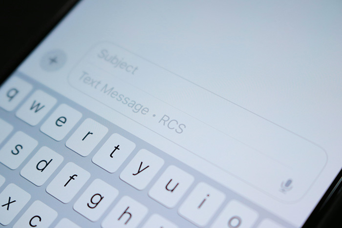 A close-up of a phone screen with a text message interface, symbolizing lack of communication in a marriage. A close-up of a phone screen with a text message interface, symbolizing lack of communication in a marriage.