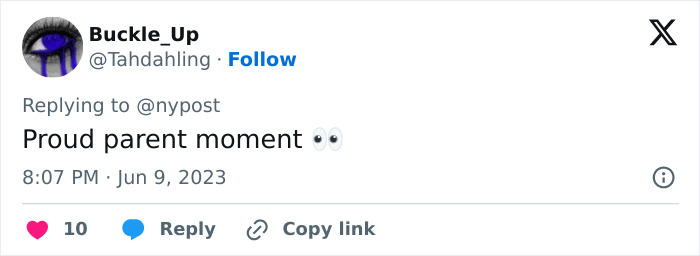 A social media comment expresses a proud parent moment related to the TV actor's daughter joining an adult website. A social media comment expresses a proud parent moment related to the TV actor's daughter joining an adult website.