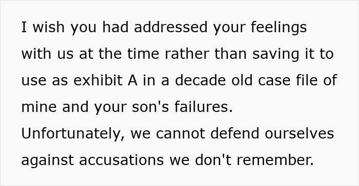 Mom's withheld feelings and accusations used as evidence for a finder's fee dispute. Mom's withheld feelings and accusations used as evidence for a finder's fee dispute.