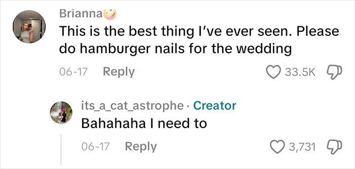 Woman Gets Engaged While Having Hot Dog Nails, Others Share Their Manicures To Make Her Feel Less Alone Woman Gets Engaged While Having Hot Dog Nails, Others Share Their Manicures To Make Her Feel Less Alone