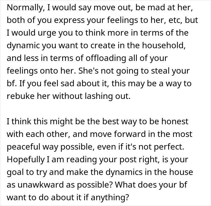 Woman Lives With Roommate In Harmony Until Her BF Moves In And Makes The Roommate Go Crazy Woman Lives With Roommate In Harmony Until Her BF Moves In And Makes The Roommate Go Crazy