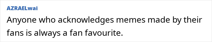 Text post by AZRAELwai: Anyone who acknowledges memes made by their fans is always a fan favourite, referencing Erling Haaland.