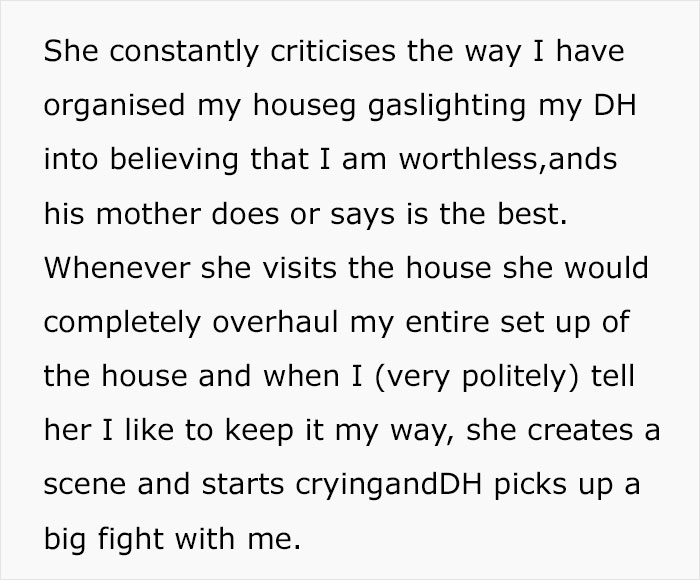 Woman Is Horrified by MIL Trying To Take Her Place As A Wife And Mom: “Gives Me The Creeps” Woman Is Horrified by MIL Trying To Take Her Place As A Wife And Mom: “Gives Me The Creeps”