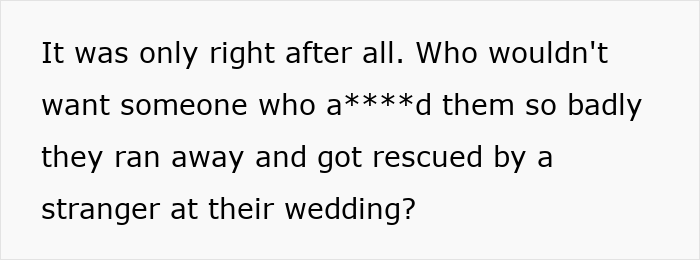 A screenshot from a story about a MIL sabotaging a wedding, with text questioning why someone would want an a****r at their wedding. A screenshot from a story about a MIL sabotaging a wedding, with text questioning why someone would want an a****r at their wedding.