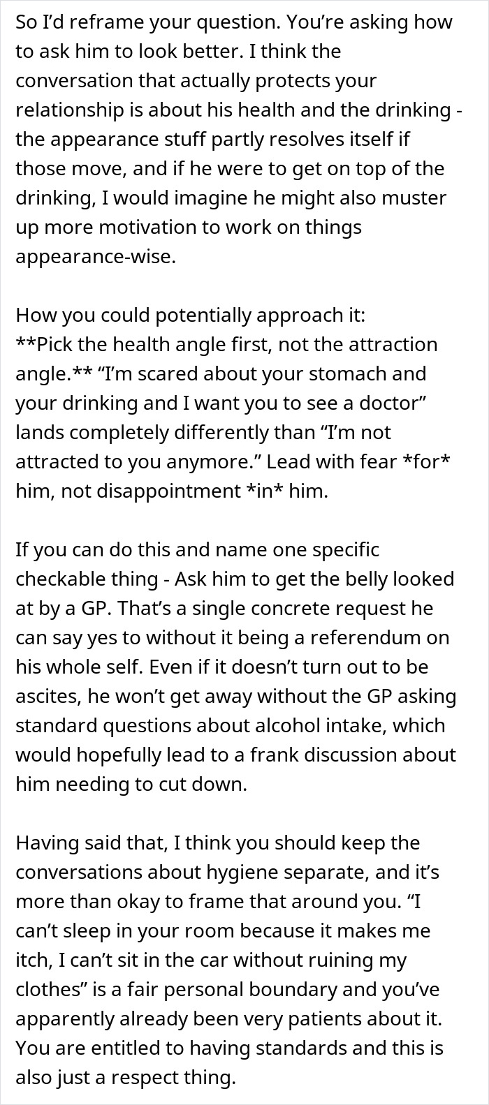 Woman Opens Up About Being Repulsed By Boyfriend, Gets A Reality Check From The Internet Woman Opens Up About Being Repulsed By Boyfriend, Gets A Reality Check From The Internet