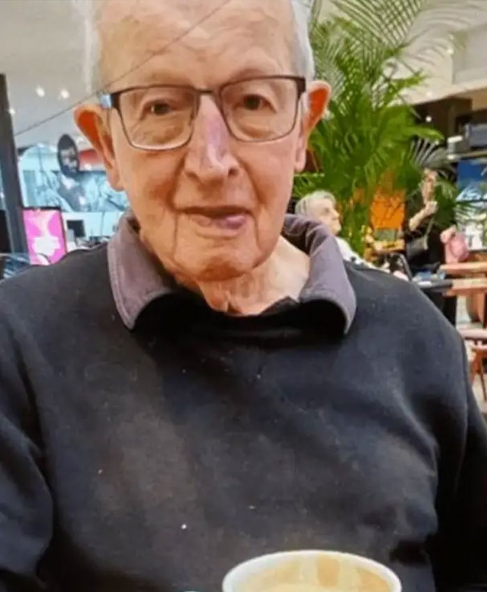 Elderly man from an elderly couple who left a heartbreaking message for their daughter before escaping the care home. Elderly man from an elderly couple who left a heartbreaking message for their daughter before escaping the care home.