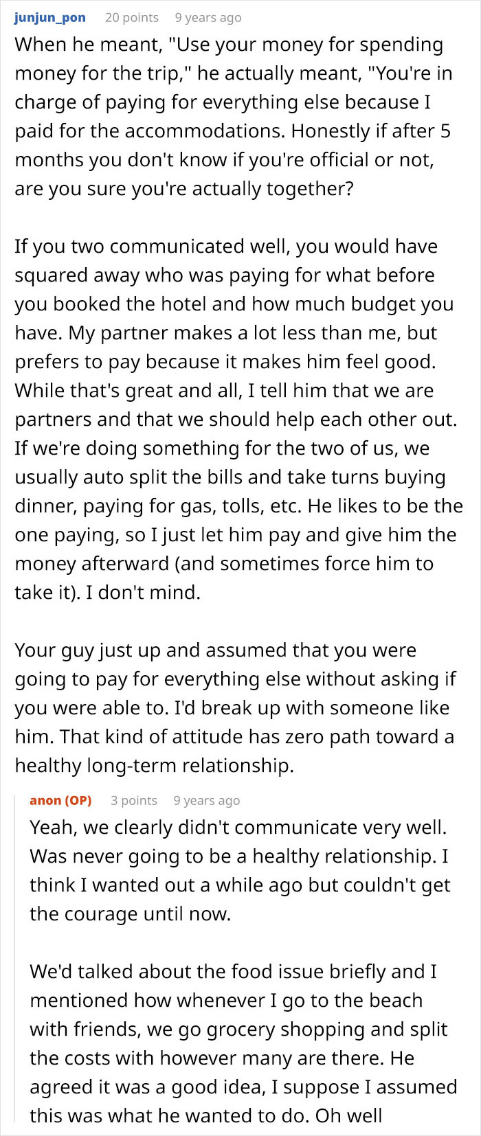 Woman Ends Things Before They Even Officially Start After One Trip With BF: “Lesson Learned” Woman Ends Things Before They Even Officially Start After One Trip With BF: “Lesson Learned”