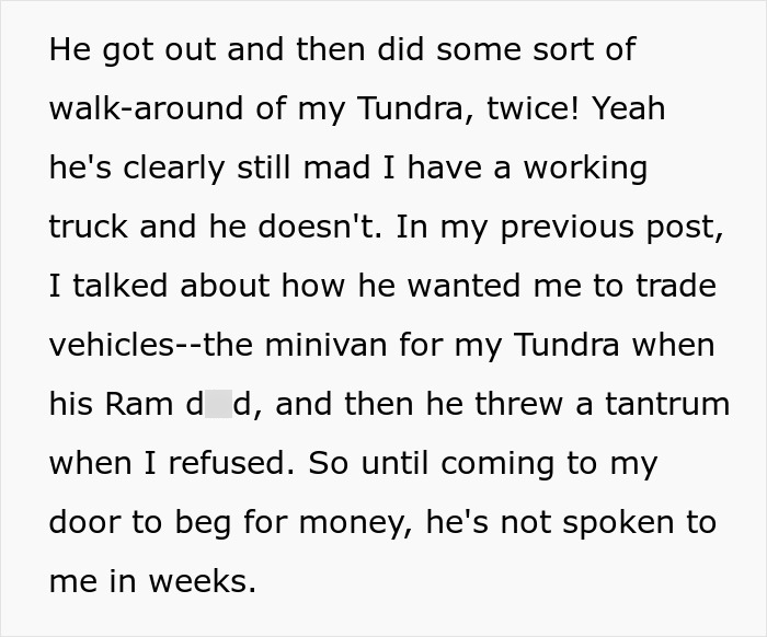 Failed Truck Purchase Turns Into Brothers' Rivalry, Proving Older Bro’s Desire To Needlessly Compete Failed Truck Purchase Turns Into Brothers' Rivalry, Proving Older Bro’s Desire To Needlessly Compete