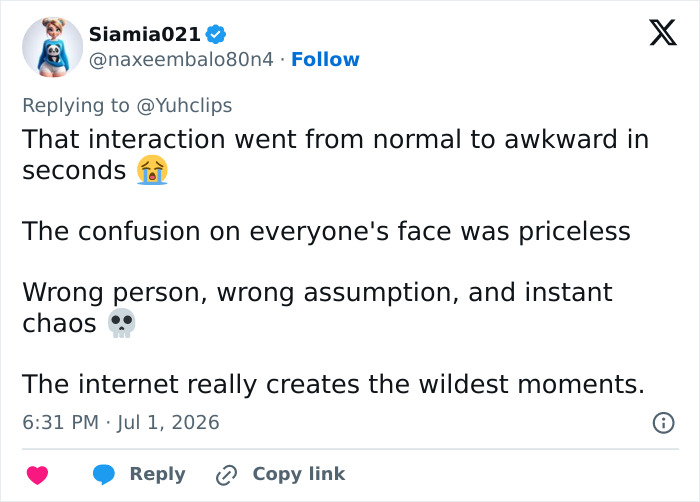 A looksmaxxing influencer tweet describing chaos after mistaking a young woman for adult star Lily Phillips. A looksmaxxing influencer tweet describing chaos after mistaking a young woman for adult star Lily Phillips.
