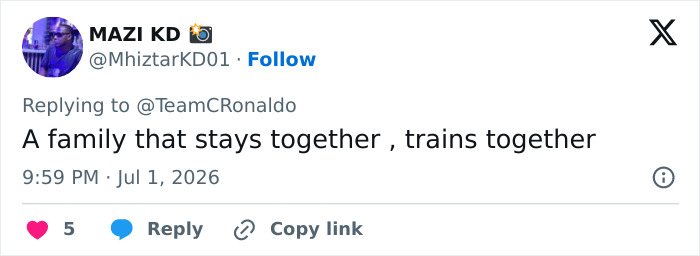 A social media post about families training together, not related to renovations that devalue homes. A social media post about families training together, not related to renovations that devalue homes.