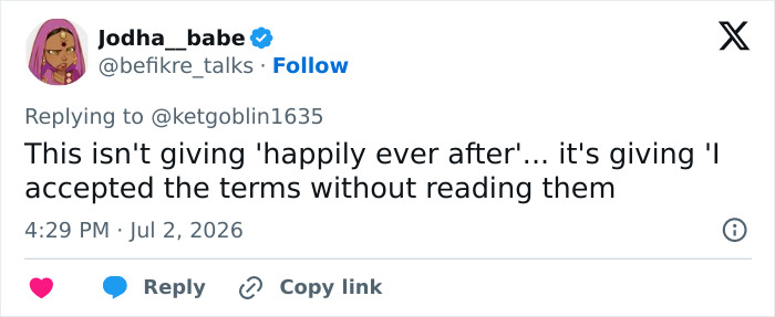 A social media post expressing disbelief about the wedding photos of Bonnie Blue, connecting it to the baby shower scandal. A social media post expressing disbelief about the wedding photos of Bonnie Blue, connecting it to the baby shower scandal.