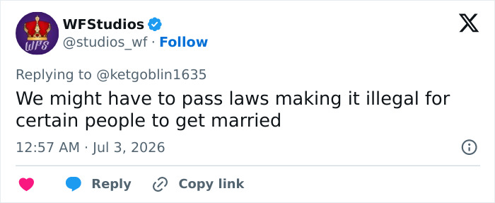 Screenshot of a fan's tweet expressing strong opinions on Bonnie Blue's wedding and baby shower scandal. Screenshot of a fan's tweet expressing strong opinions on Bonnie Blue's wedding and baby shower scandal.
