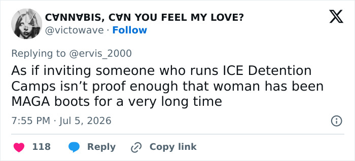 Screenshot of a tweet expressing fan disappointment with Taylor Swift's actions and MAGA association after Trump's trolling. Screenshot of a tweet expressing fan disappointment with Taylor Swift's actions and MAGA association after Trump's trolling.