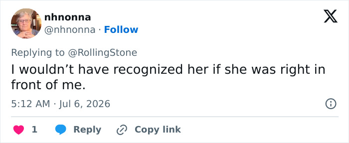 Tweet by nhnonna stating about Adele's appearance: I wouldn't have recognized her if she was right in front of me. Tweet by nhnonna stating about Adele's appearance: I wouldn't have recognized her if she was right in front of me.