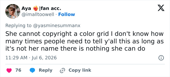 A fan's tweet about Taylor Swift's wedding and disappointment over Trump's trolling. A fan's tweet about Taylor Swift's wedding and disappointment over Trump's trolling.