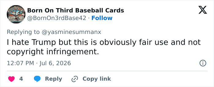 A tweet showing fan's disappointment with Taylor Swift after Trump's trolling during her wedding. A tweet showing fan's disappointment with Taylor Swift after Trump's trolling during her wedding.
