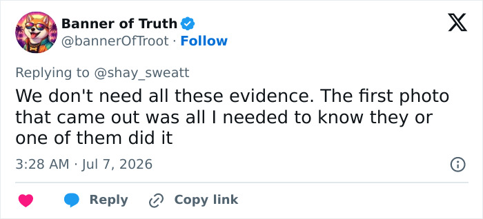 Tweet discussing Nolan Wells' last moments and friends' reactions, claiming initial photos are enough evidence. Tweet discussing Nolan Wells' last moments and friends' reactions, claiming initial photos are enough evidence.