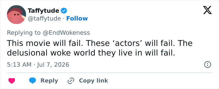 Screenshot of a social media post roasting Lupita Nyong'o and the woke question she'd ask Homer.