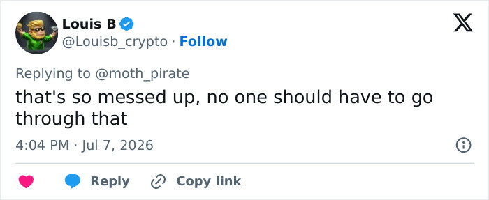 Screenshot of a tweet from Louis B, @Louisb_crypto, about Nolan Wells' last moments and racial tensions. Screenshot of a tweet from Louis B, @Louisb_crypto, about Nolan Wells' last moments and racial tensions.