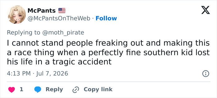 A social media post commenting on Nolan Wells last moments and racial tensions spurred by friends. A social media post commenting on Nolan Wells last moments and racial tensions spurred by friends.