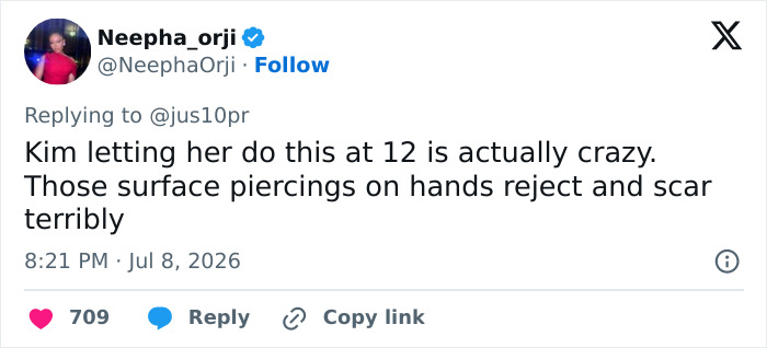 Kim Kardashian Slammed As Doctors Issue Grim Warning Over North West&rsquo;s Hand Piercings: "Parents Don&rsquo;t Care"