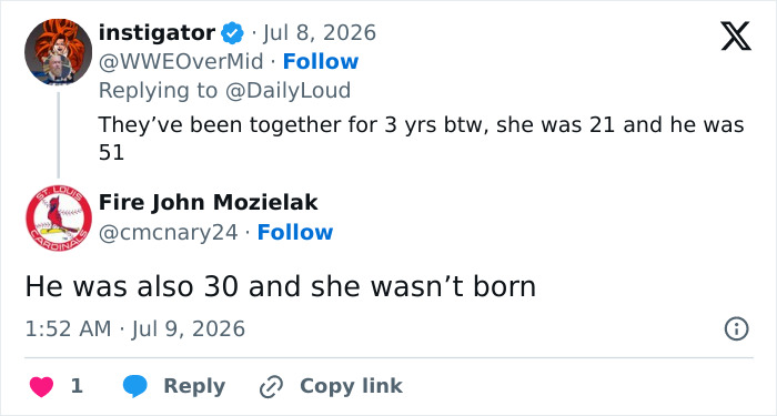 Another Hollywood Romantic Age Gap Enrages Fans After Baby Announcement Another Hollywood Romantic Age Gap Enrages Fans After Baby Announcement