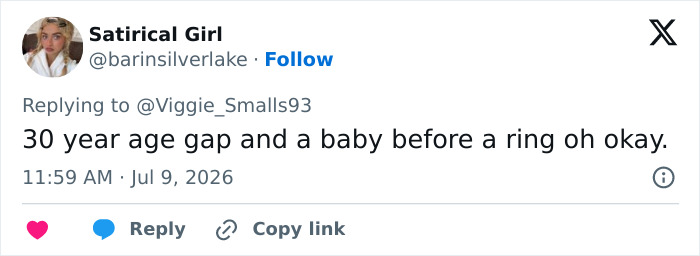 Another Hollywood Romantic Age Gap Enrages Fans After Baby Announcement Another Hollywood Romantic Age Gap Enrages Fans After Baby Announcement