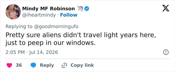 Fans point out error in James Franco's video, a tweet about aliens not traveling light-years to peep. Fans point out error in James Franco's video, a tweet about aliens not traveling light-years to peep.