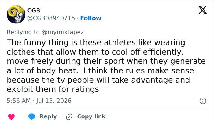 New Photography Guidelines For Women’s Sports Turn Internet Into Battleground Over Real Motive For Change New Photography Guidelines For Women’s Sports Turn Internet Into Battleground Over Real Motive For Change