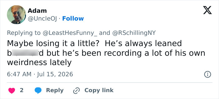 A tweet from a fan expressing their strong opinion on Alec Baldwin's tribute to Sam Neill. A tweet from a fan expressing their strong opinion on Alec Baldwin's tribute to Sam Neill.